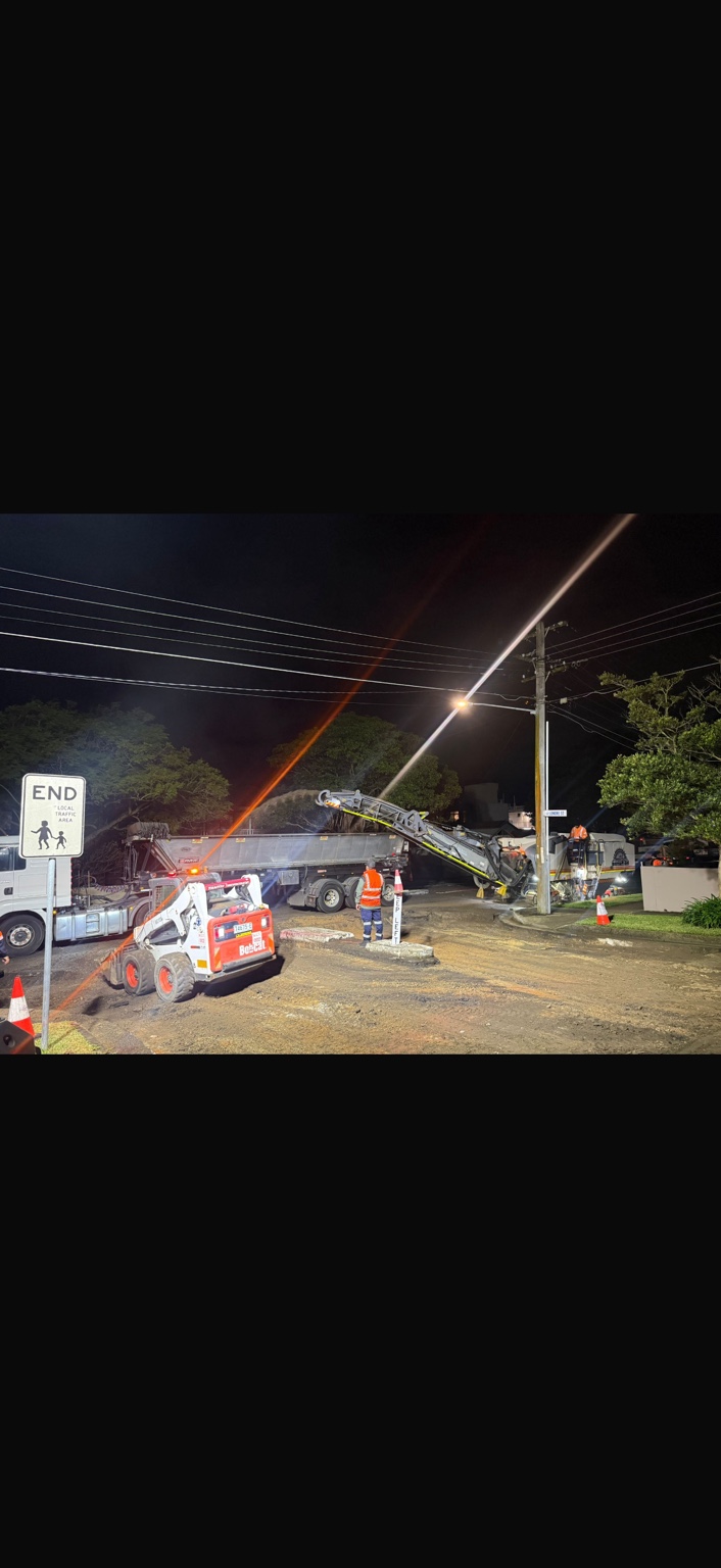 QLD Civil night roadworks operation